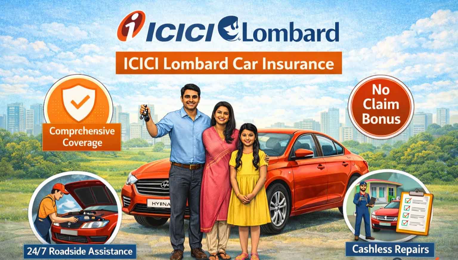 🚗 ICICI Lombard Car Insurance (Comprehensive Package)